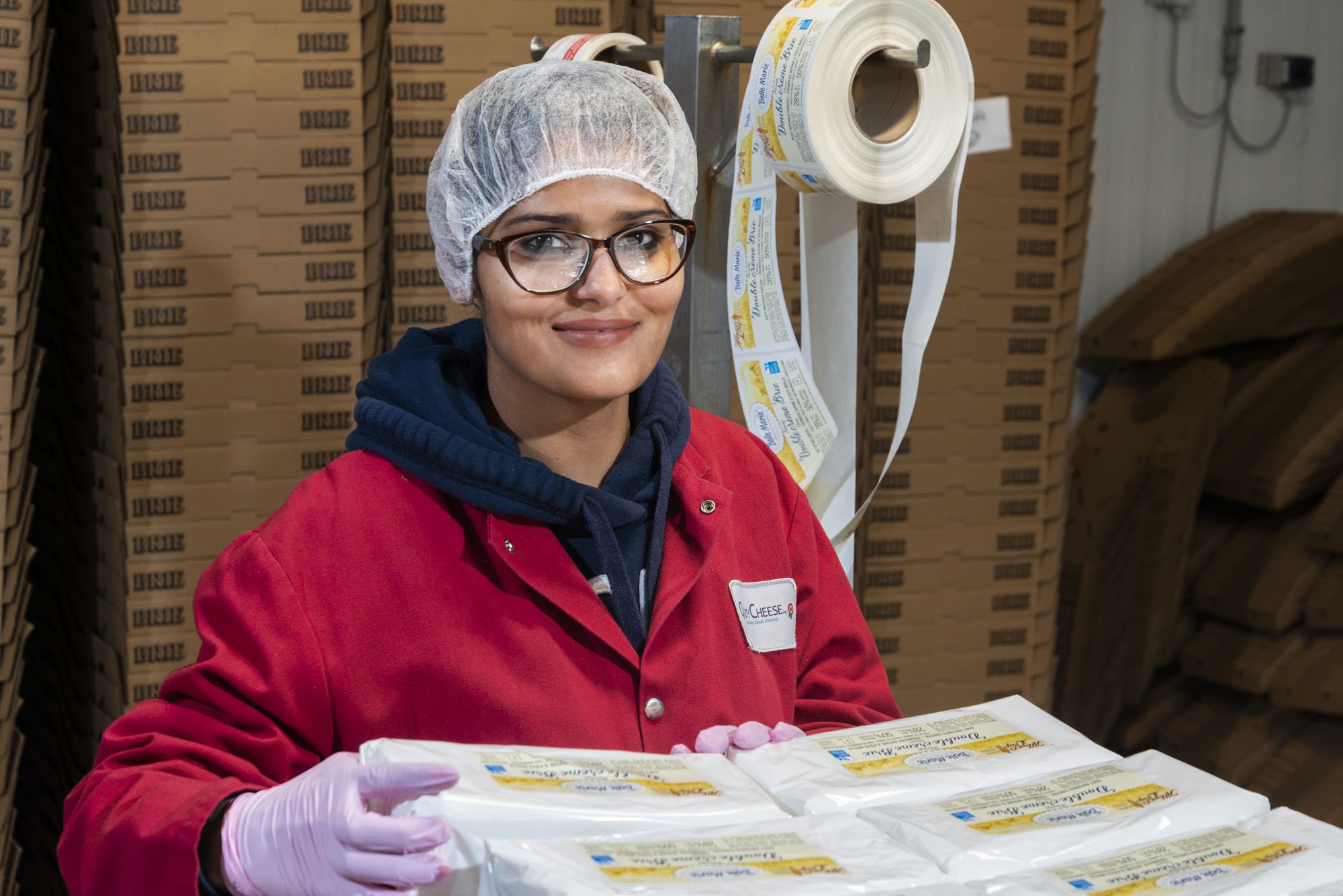 Women working in manufacturing facility